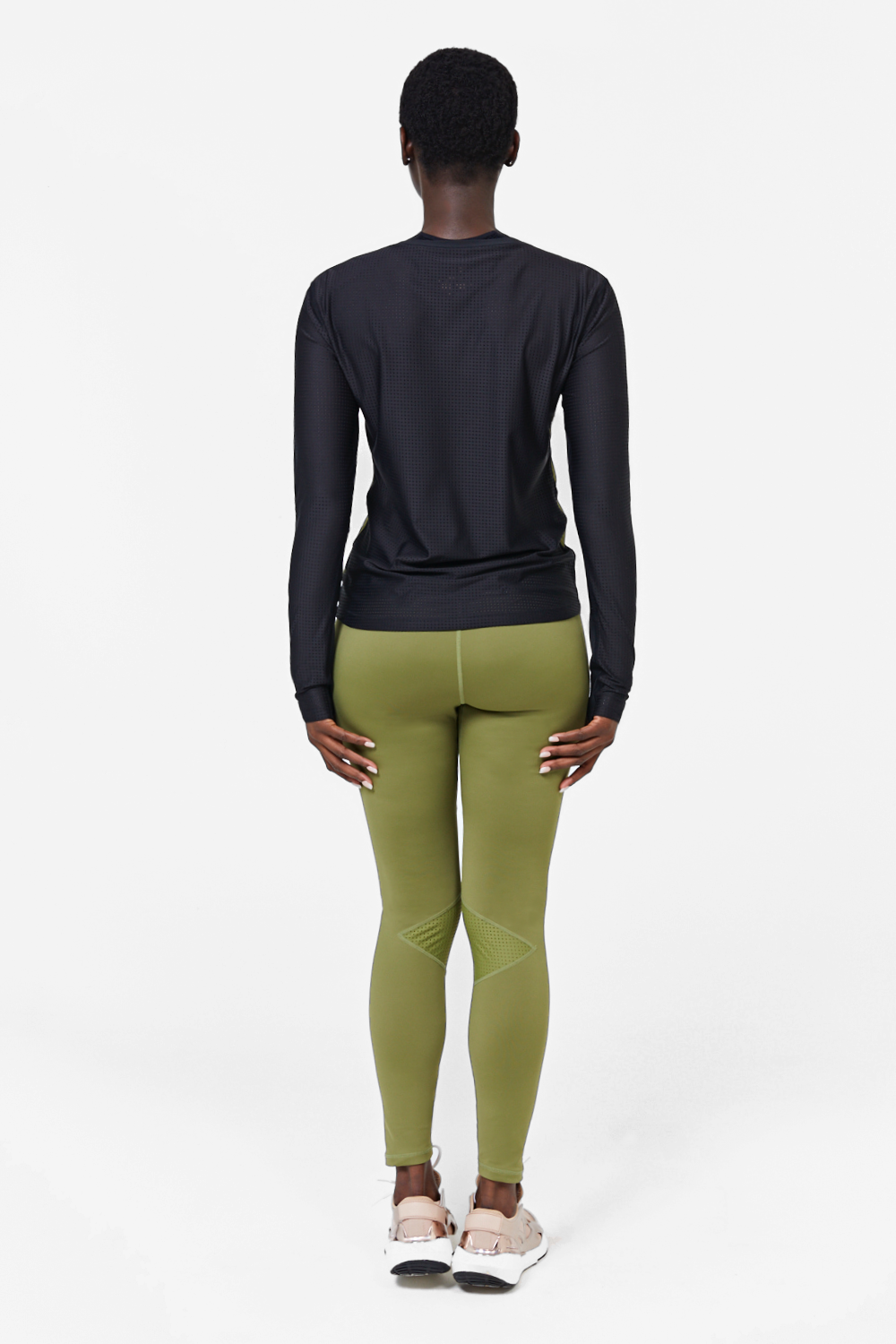 Petra Long sleeve top - Khaki Green